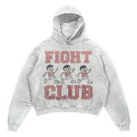 White Fight Club 'Running Man' Hoodie